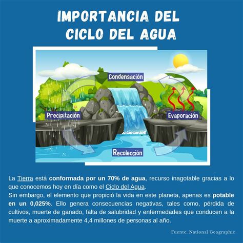 importancia del ciclo del agua